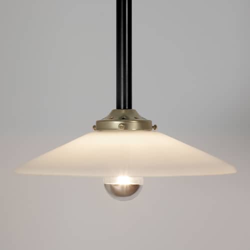 Celing Lamp n°4 Ceiling light metal black / H 95 x W 149.5 cm - valerie objects - Black - Glass, Steel