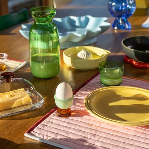 Set de 2 coquetiers Cantine verre - & klevering - Ambre - Verre borosilicaté