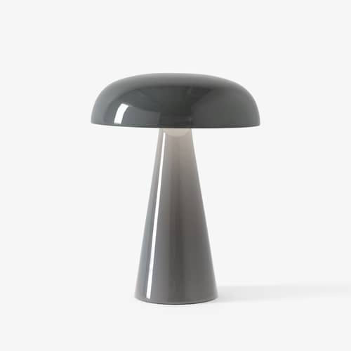 Lampada senza fili ricaricabile Como SC53 LED metallo blu / LED - Alluminio - H 21 cm - &tradition - blu pietra - alluminio estruso