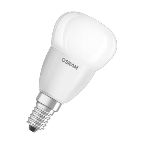 Mini Globe P45 LED bulb E14 glass white Frosted / 4,9W (= 40W) - Warm white - Osram - Dépoli - Glass