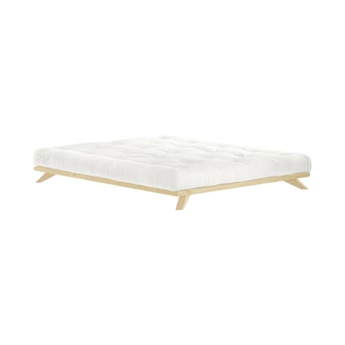 Lit double Senza / Pour matelas 180 x 200 cm - KARUP DESIGN - Pour matelas 180 x 200 cm - Pin massif certifié FSC