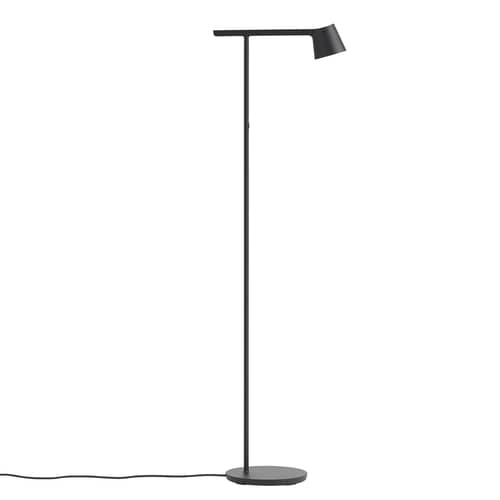 Stehleuchte Tip LED metall schwarz / Metall - Drehbar - Muuto - Schwarz - Aluminium