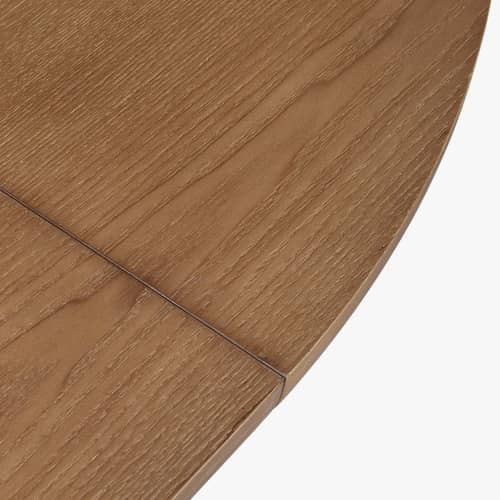 Ausziehtisch Tamia holz braun / L 120–160 cm – 4–6 Personen - NV GALLERY - Nussbaum-Optik - Bois composite, Placage noyer