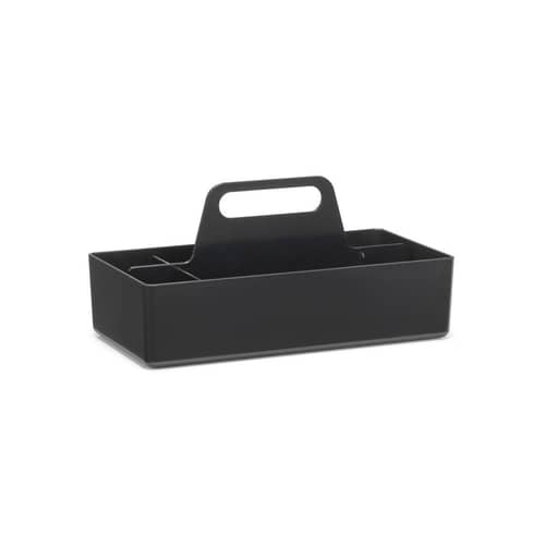 Bac de rangement Toolbox plastique noir / 32 x 16 cm - Arik Levy, 2010 - Vitra - Noir - ABS
