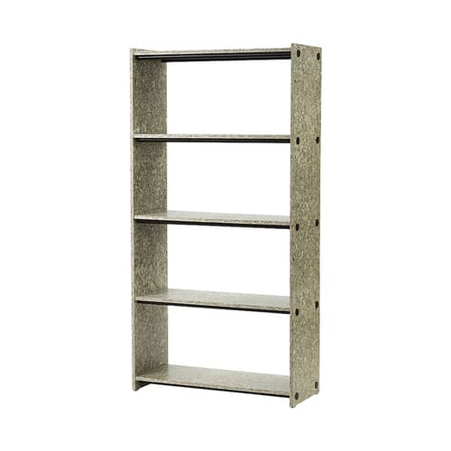 Regal Pap High corian bunt / B 83 x H 162 cm - Recycelte Verpackungen - Normann Copenhagen - Regal / H 162 cm - Thermolackiertes Metall