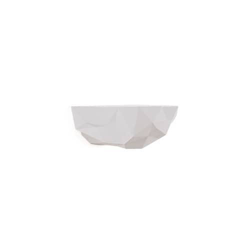 Space Rock Shelf plastic material white / Small - W 22 x D 18.7 x H 9 cm - Seletti - White - Resin
