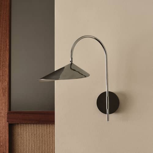 Applique orientable Arum métal - Ferm Living - Acier poli - Acier inoxydable
