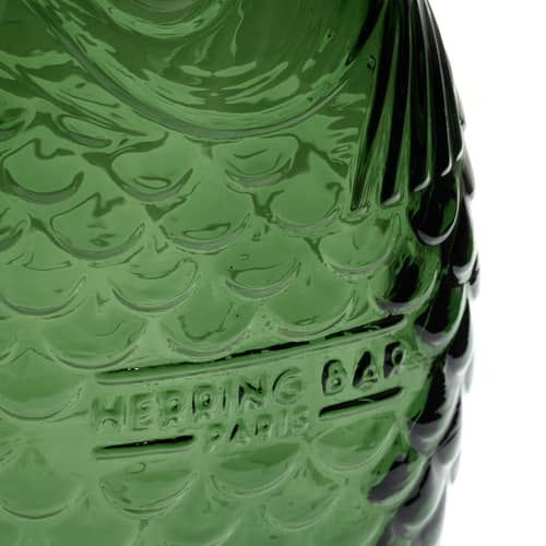 Fish & Fish Carafe glass green / 85 cl - Serax - Carafe / Dark green - Glass