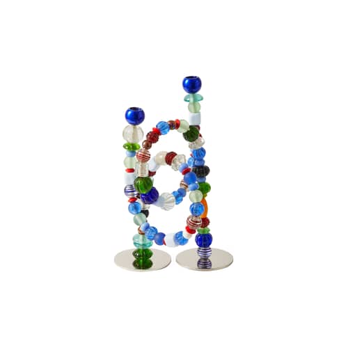 Chandelier Perles verre multicolore - POLSPOTTEN - Multicolore - Acier inoxydable, Verre recyclé