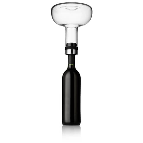Decantatore New Norm vetro materiale plastico trasparente / 1 L - Audo Copenhagen - Trasparente - Acciaio inossidabile, Silicone, Vetro