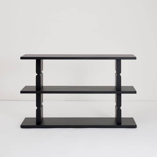 Etagère Coloured Wood Noon / L 118 x H 107 cm - NOBODINOZ - Noir - Frêne
