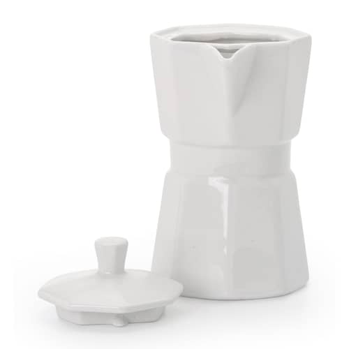 Pot à café Estetico Quotidiano céramique blanc / Carafe - 600 ml - Seletti - Blanc - Porcelaine