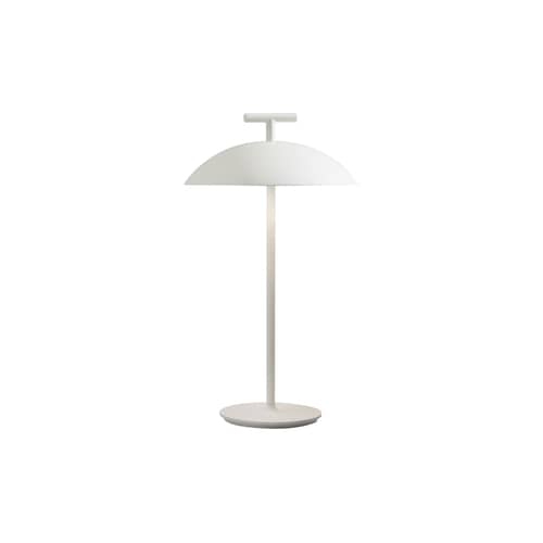 Mini Geen-A OUTDOOR Wireless rechargeable outdoor lamp metal white / Steel - H 36 cm - Kartell - White - Steel