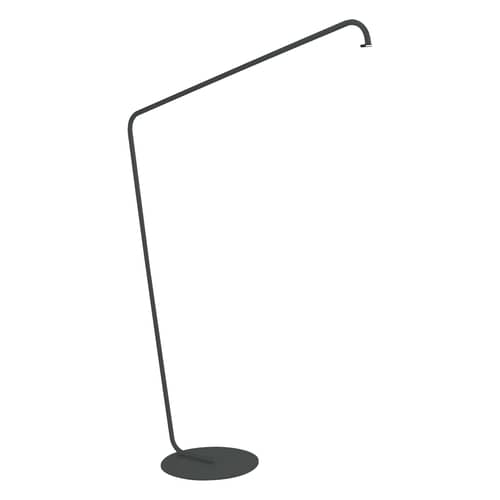Accessoire  métal noir / Pied déporté pour lampes Balad - H 190 cm - Fermob - Carbone - Acier peint