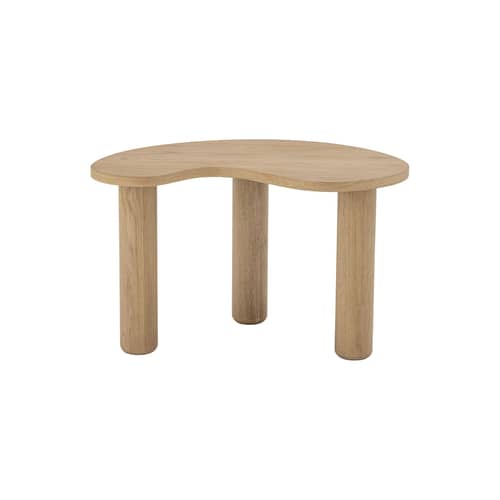 Luppa Coffee table natural wood / 65 x 44 x H 40 cm - Rubber wood - Bloomingville - 65 x 44 x H 40 cm / Light wood - Rubber tree wood