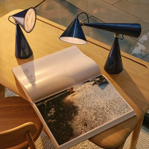 Lampe sans fil rechargeable Pose LED / Orientable - Tom Dixon - Indigo - Polycarbonate