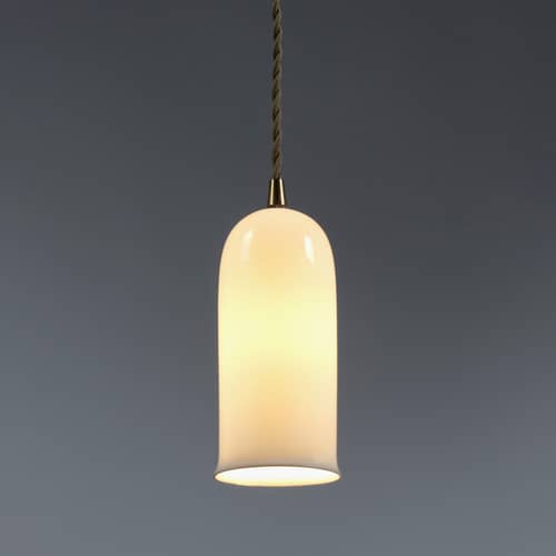 Pendelleuchte Olympia n°1 keramik weiß / Ø 7,6 x H 17 cm - Serax - Nr. 1 / Ø 7,6 x H 17 cm - Porzellan