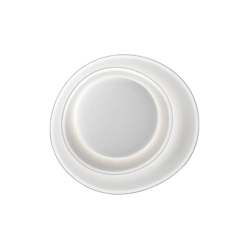 Applique Bahia LED plastique blanc / Plafonnier - 76 x 70 cm - Foscarini - Blanc - Polycarbonate