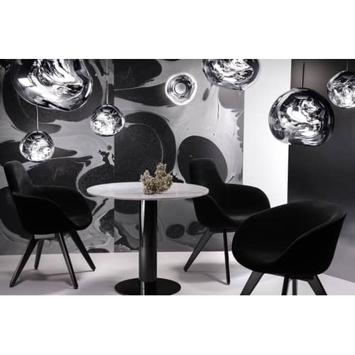 Applique Melt Surface Mini LED / Plafonnier - Ø 30 cm / Change de couleur - Tom Dixon - Or - Polycarbonate