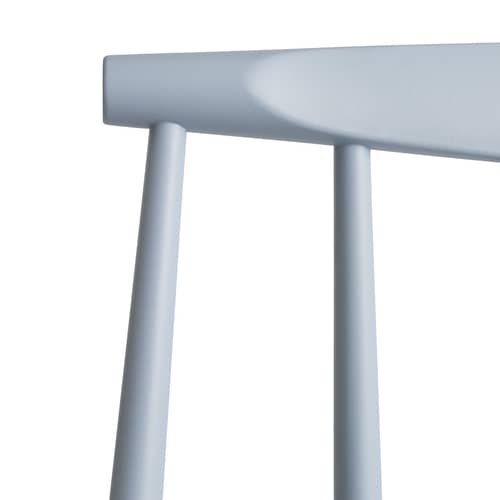Chaise J77 bois bleu / Réédition années 60 - Hay - Bleu ardoise - Hêtre massif, Placage de hêtre