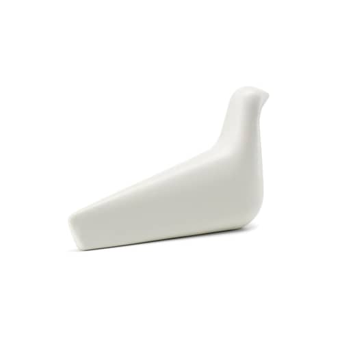 Decorazione L\'Oiseau ceramica bianco / Ceramica - Vitra - Avorio (finitura opaca) - Ceramica