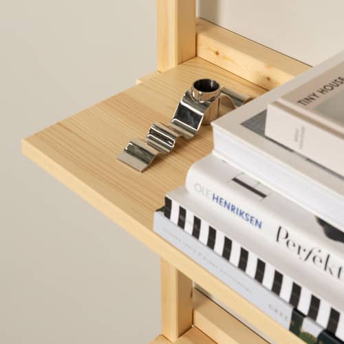 Etagère murale Groove / L 66 x H 127 cm - KARUP DESIGN - L 66 x H 127 cm / Pin - Pin massif certifié FSC