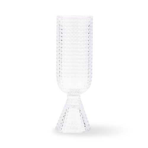 Set de 4 flûtes à champagne Rooftop / 220 ml - Pols Potten - Transparent - Verre