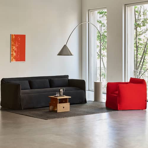 Lampadaire Compass / Extensible, pivotant et orientable - Hay - Aluminium - Aluminium