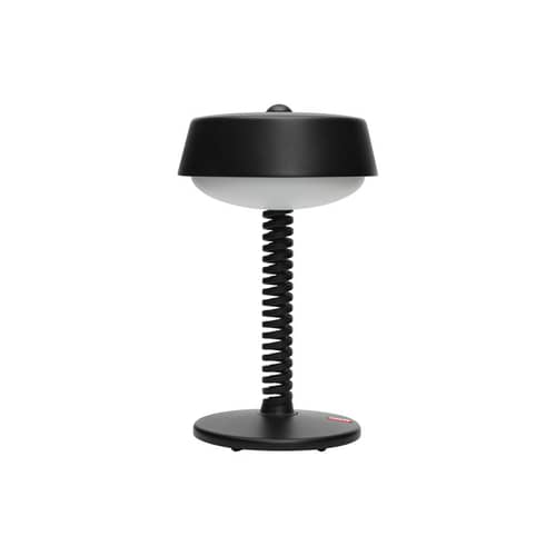 Lampe extérieur sans fil rechargeable Bellboy métal noir / Ø 18 x H 30 cm - Fatboy - Antracite - Acier, Aluminium, Polypropylène