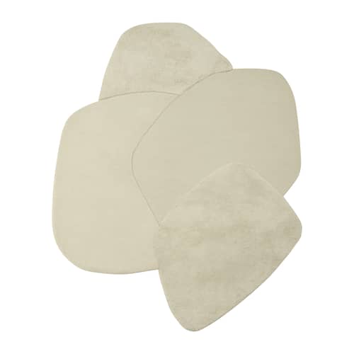 Mola Rug textile beige / 288 x 209 cm - AYTM - Cream - Virgin wool, Viscose