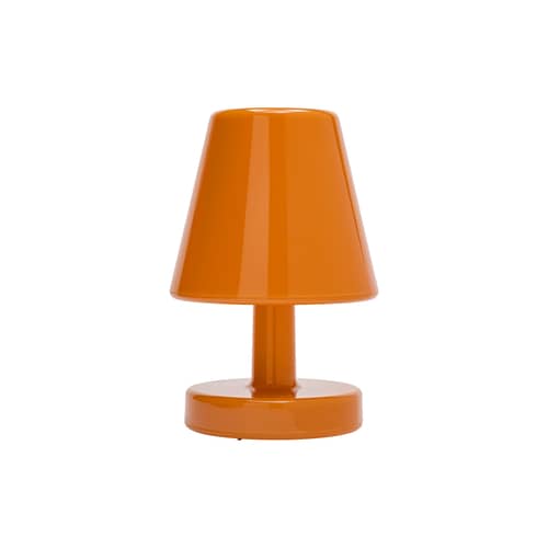 Schnurlosleuchte Edison The Ambiance plastikmaterial orange / Indoor - H 25 cm - Fatboy - Leuchtendes Orange - Polykarbonat
