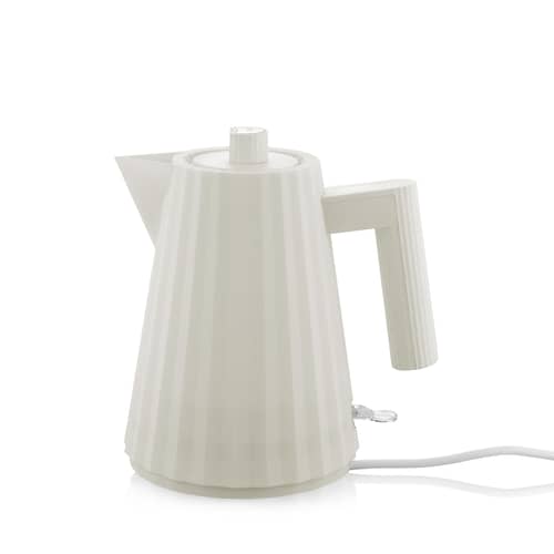 Bollitore elettrico Plissé materiale plastico bianco / 1 L - Alessi - Bianco - Resina termoplastica