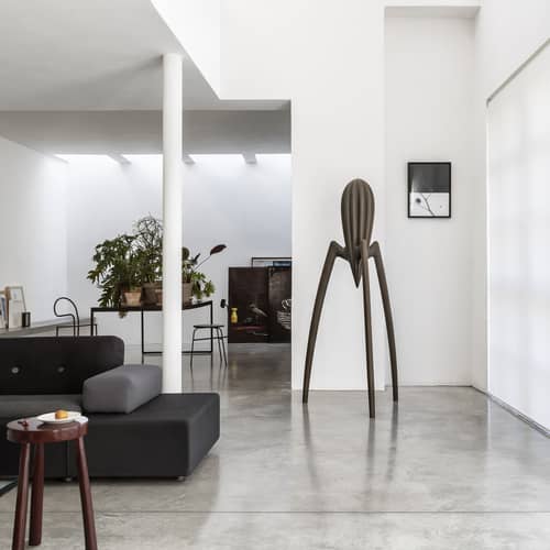 Scultura Juicy Salif XXL materiale plastico marrone / H 187 cm - Alessi - Bronzo - Polietilene