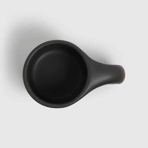 Tasse Dough céramique noir / Ø 9 x H 7,7 cm - TOOGOOD - Charbon - Grès émaillé