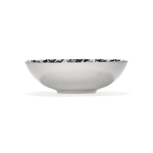 Unity - Enchanted garden Bowl ceramic white / Set of 2 - Ø 15 cm - Serax - White & black - China