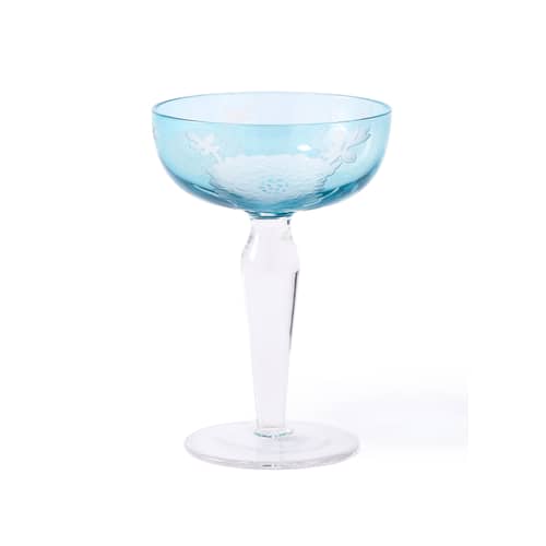 Set de 6 coupes Peony verre - Pols Potten - Multicolore - Verre