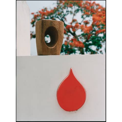 Devil\'s Eye Stool natural wood - Pols Potten - Natural wood - Wood