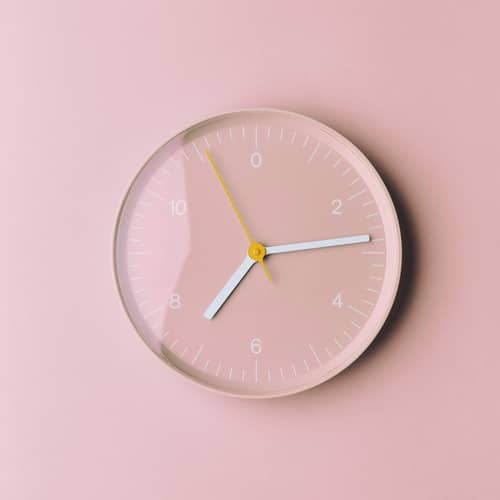 Horloge murale  plastique rose / Jasper Morrison, 2008 - Recyclé - Hay - Rose - ABS recyclé, Acrylique, Aluminium