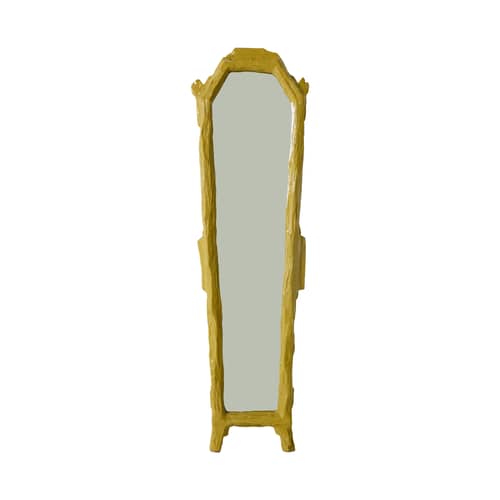 Miroir à poser Antique by Teun Zwets / 56 x 193 cm - HK LIVING - Kaki - Bois de sungkai, Verre