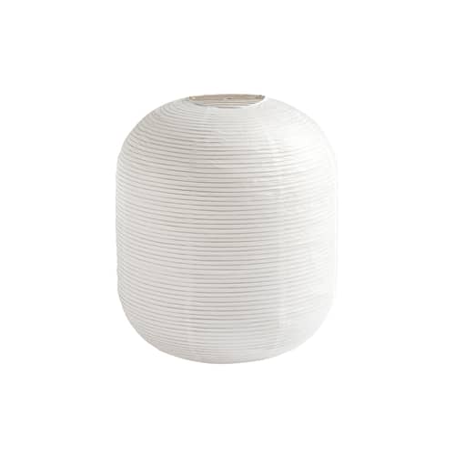MÖBELZUBEHÖR Paper Shade Oblong papierfaser weiß / Ø 42 cm - Ohne Elektrisches System - Hay - Weiß - Bambus, Papierfaser