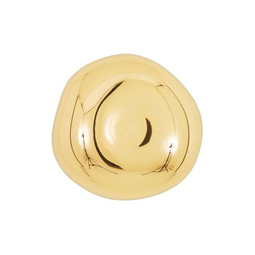 Applique Melt Surface Mini LED / Plafonnier - Ø 30 cm / Change de couleur - Tom Dixon - Or - Polycarbonate
