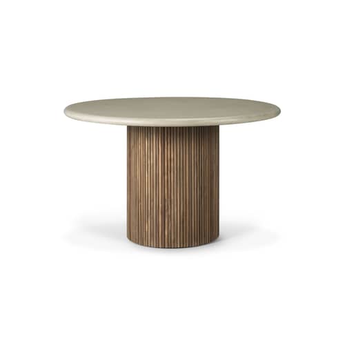 Round table Roller Max Outdoor Ethnicraft / Ø 125 cm - Recycle