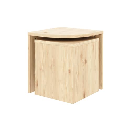 Set de 2 tables gigognes Combine - KARUP DESIGN - Pin clair - Pin massif certifié FSC