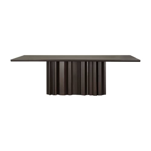 Tavolo rettangolare Sequence legno marrone / 240 x 110 cm - 10 persone - Ethnicraft - Marrone scuro Mogano - Mogano massiccio