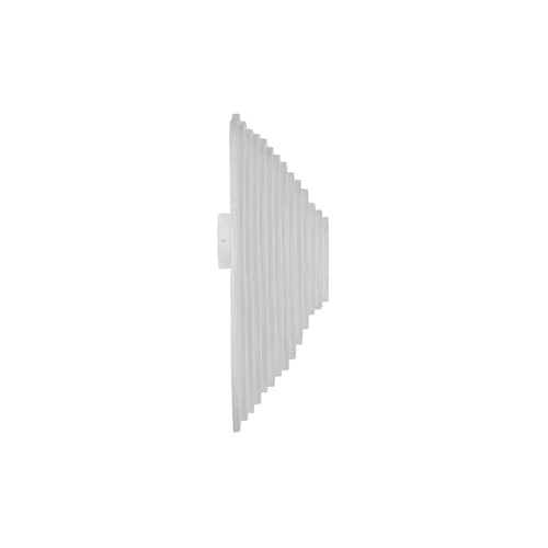 Applique Nebulis Small tissu blanc / 58 x 42 cm - Soie intissée / Seconde vie - Forestier - 58 x 42 cm / Blanc - Soie