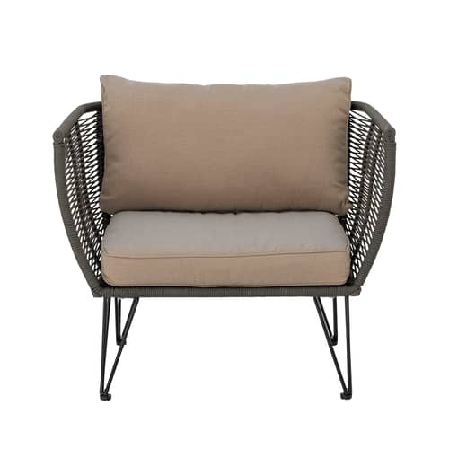  Accessory textile beige / Set 2 Cushion covers for Mundo armchair (without stuffing) - Bloomingville - Brown - Polyester