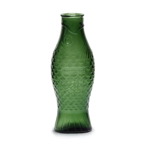 Caraffa Fish & Fish vetro verde / 85 cl - Serax - Caraffa / Verde scuro - Vetro