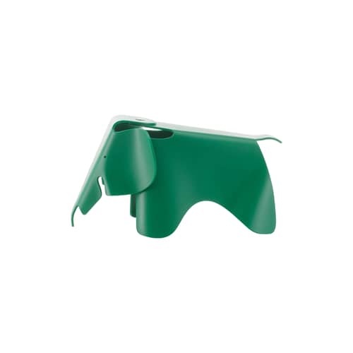 Décoration Eames Elephant RE (1945) vert / Small - L 39 cm / Plastique recyclé - Vitra - Vert émeraude - Polypropylène recyclé