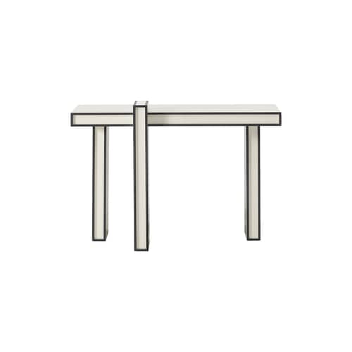 Konsole Lepid holz weiß / B 120 x H 85 cm - Kartell - Elfenbein - Polyesterlackiertes MDF