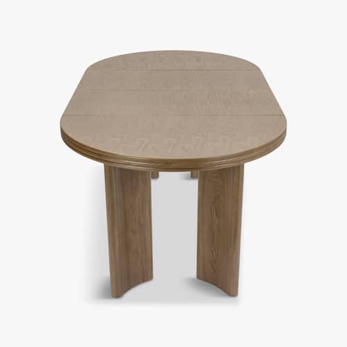 Ausziehtisch Mira holz braun / L 100–180 cm – 4–8 Personen - NV GALLERY - Nussbaum-Optik - Bois composite, Placage noyer